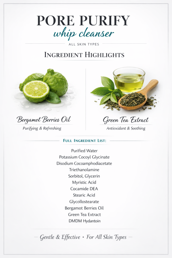 Pore Purify Whip Cleanser (8oz)
